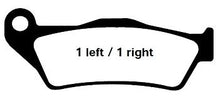 EBC Brakes Double-H Sintered Superbike Brake Pads Front - FA676R