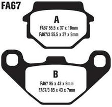 EBC Brakes Double-H Sintered Superbike Brake Pads Rear - FA67R