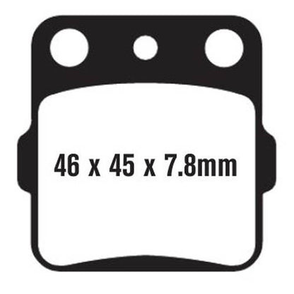 EBC Brakes Double-H Sintered Superbike Brake Pads Front - FA84R