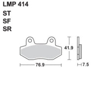 EBC Brakes Double-H Sintered Superbike Brake Pads Rear - FA86HH