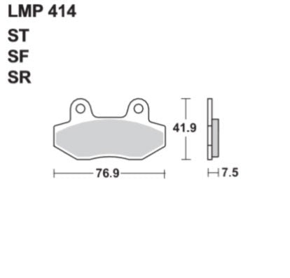 EBC Brakes Double-H Sintered Superbike Brake Pads Rear - FA86HH
