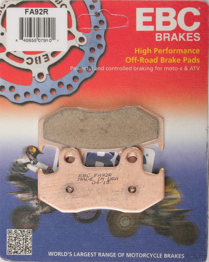 EBC Brakes Double-H Sintered Superbike Brake Pads Front - FA92R