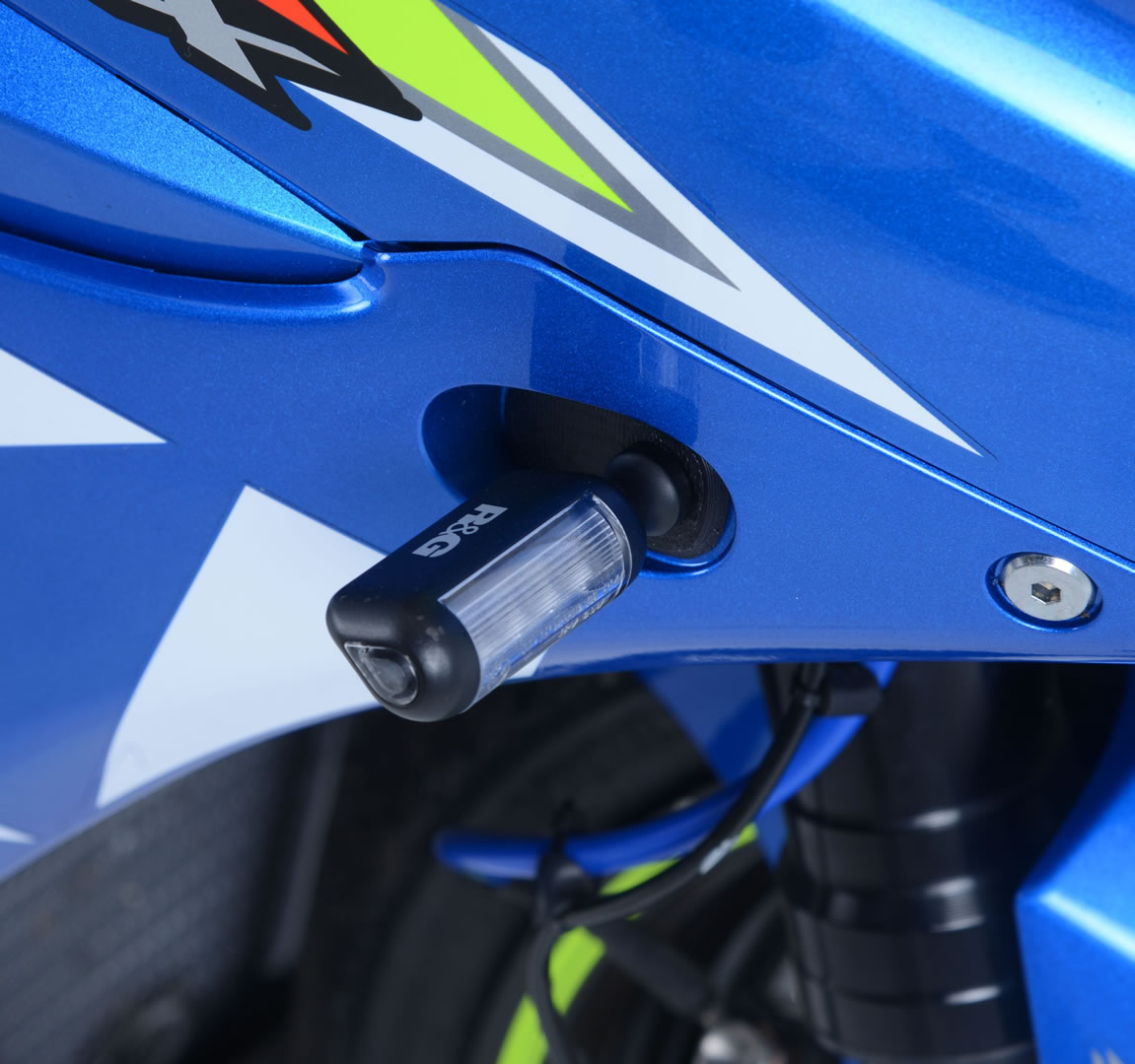 R&G Racing Front Indicator Adapter Kit for Suzuki GSX-R1000 / GSX-R1000R '17-19