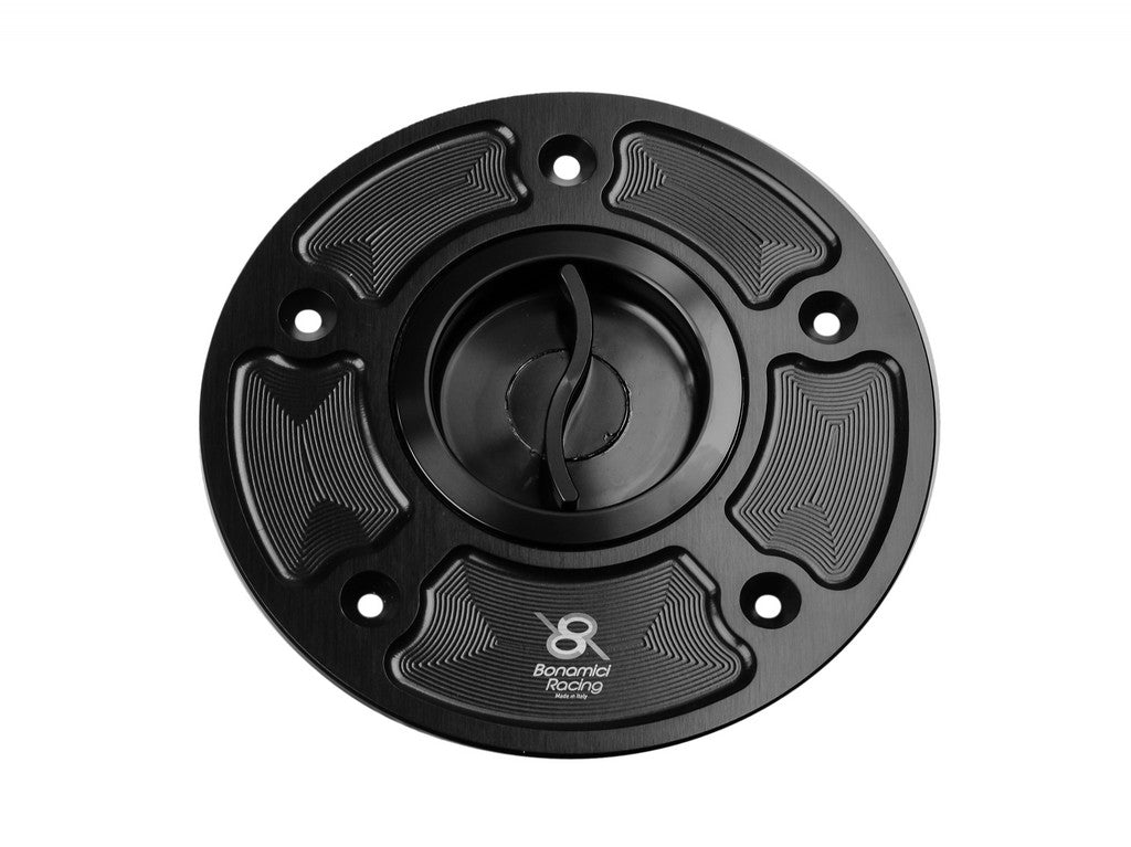 Bonamici Racing Aluminum Tank Cap for the Honda CBR600RR '03-24, CBR1000RR '04-23, Suzuki GSX-8R/GSX-8S '2023-2024