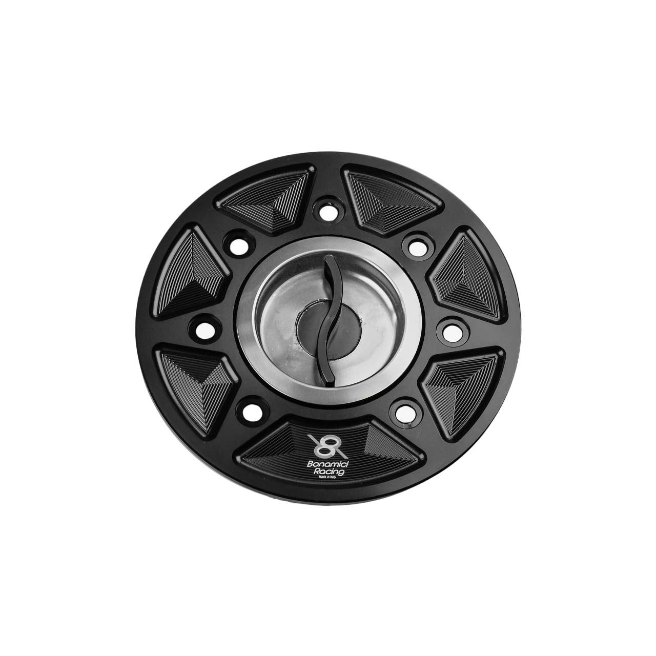 Bonamici Racing Aluminum Tank Cap for the Kawasaki Ninja 250/400 '18-24, ZX-6R '19-24, ZX-10R '21-24, Z650/Z900 '17-24, ZX-4RR '23-24