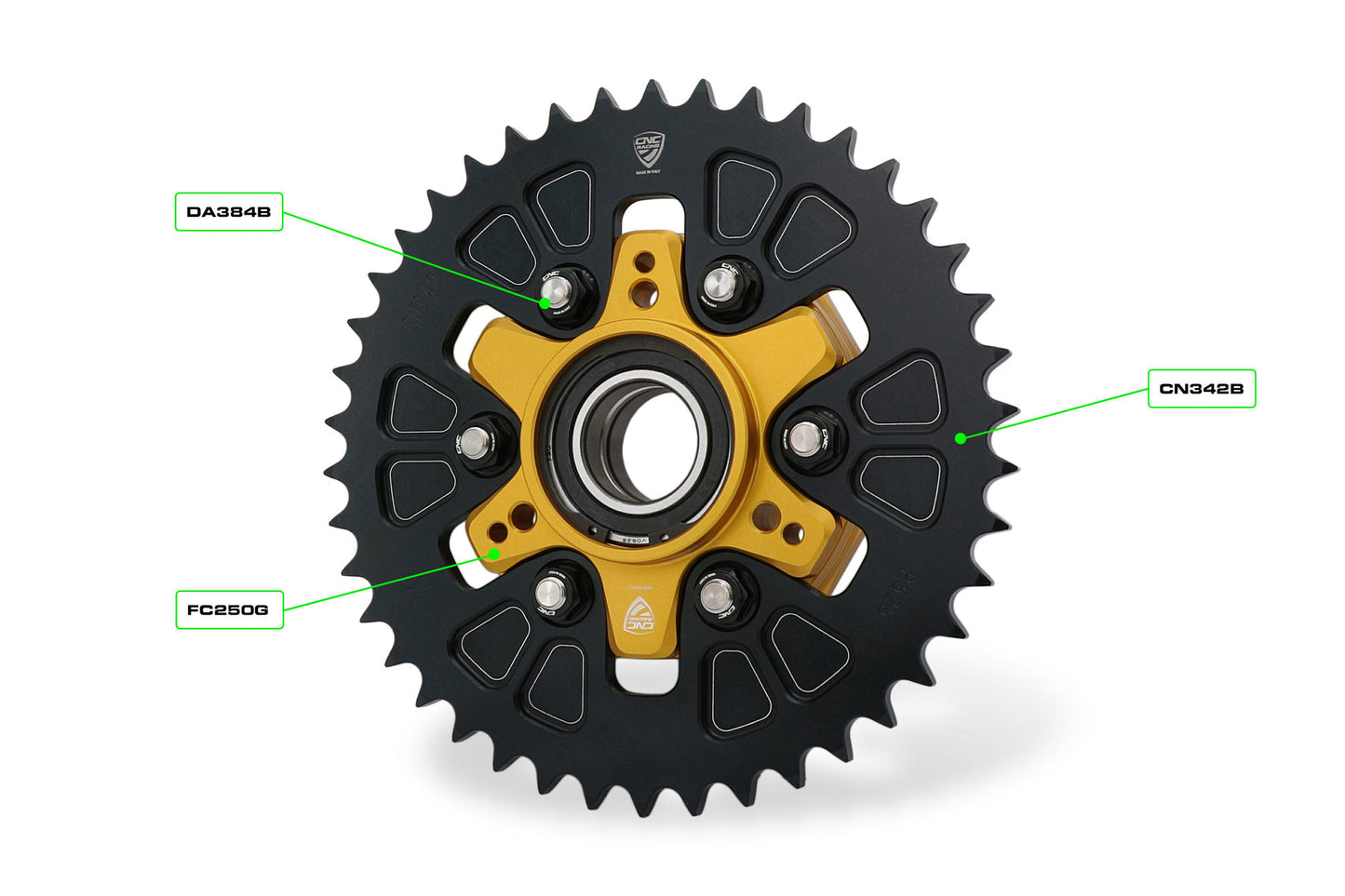 CNC Racing Aluminum Rear Sprocket Carrier for Ducati Multistrada V4 / V4S / Sport