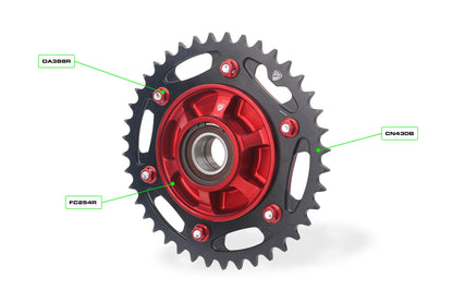 CNC Racing Aluminum Rear Sprocket Carrier for Ducati Multistrada V2 (2025+)