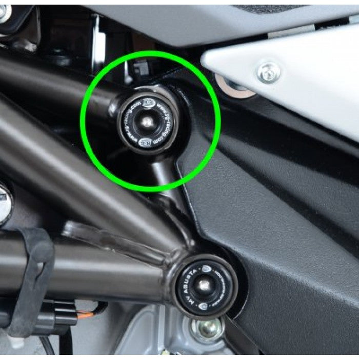 R&G Racing Frame Insert  LHS OR RHS (upper trellis frame)  MV Agusta F3 675/800  Rivale 800  Dragster 800  F4 1000R '10- (order 2 per bike)