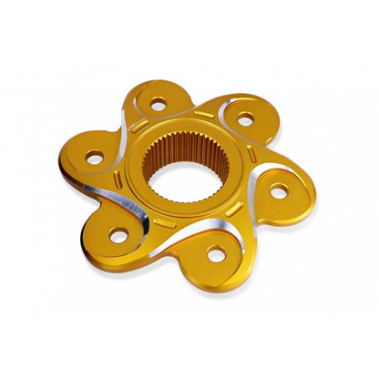 CNC Racing NEW STYLE BI-COLOR 6 Hole Rear Sprocket Flange for Ducati