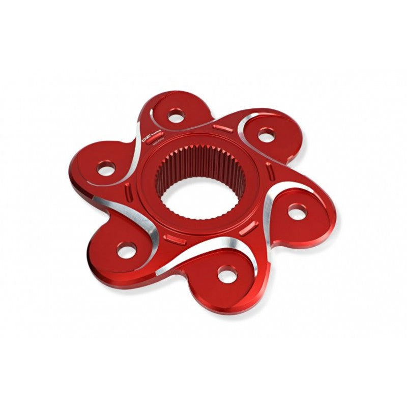 CNC Racing NEW STYLE BI-COLOR 6 Hole Rear Sprocket Flange for Ducati