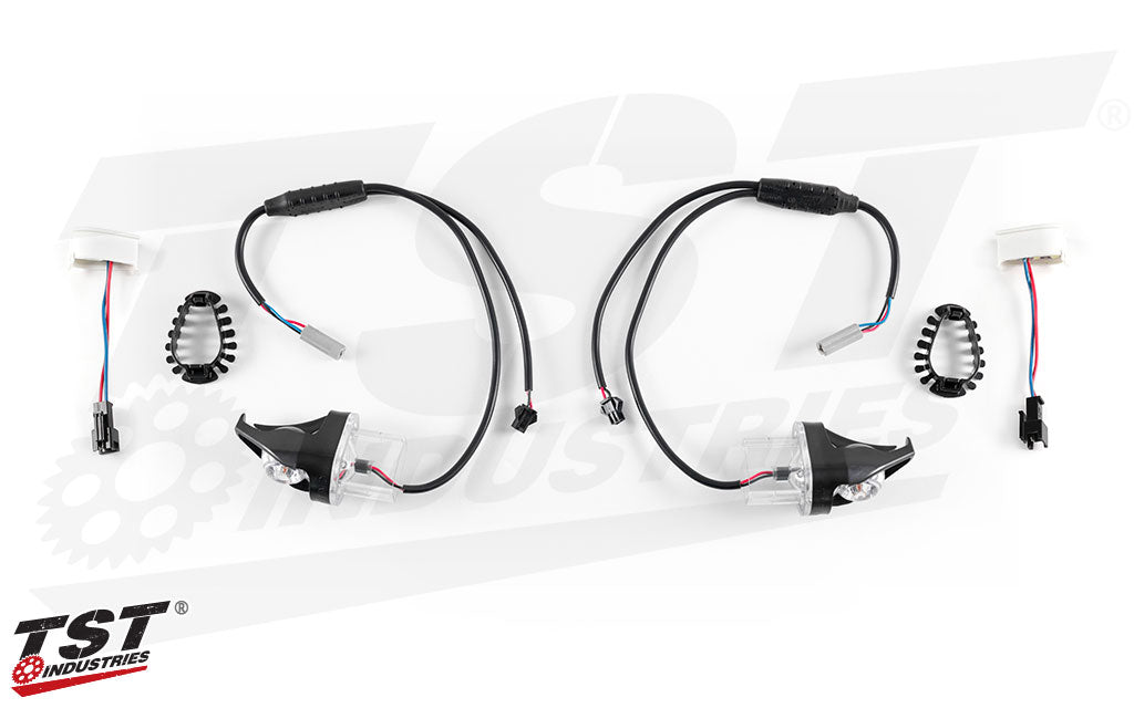 TST Industries MECH-GTR Front LED Turn Signals for Yamaha FZ-10 / MT-10 (2016+)