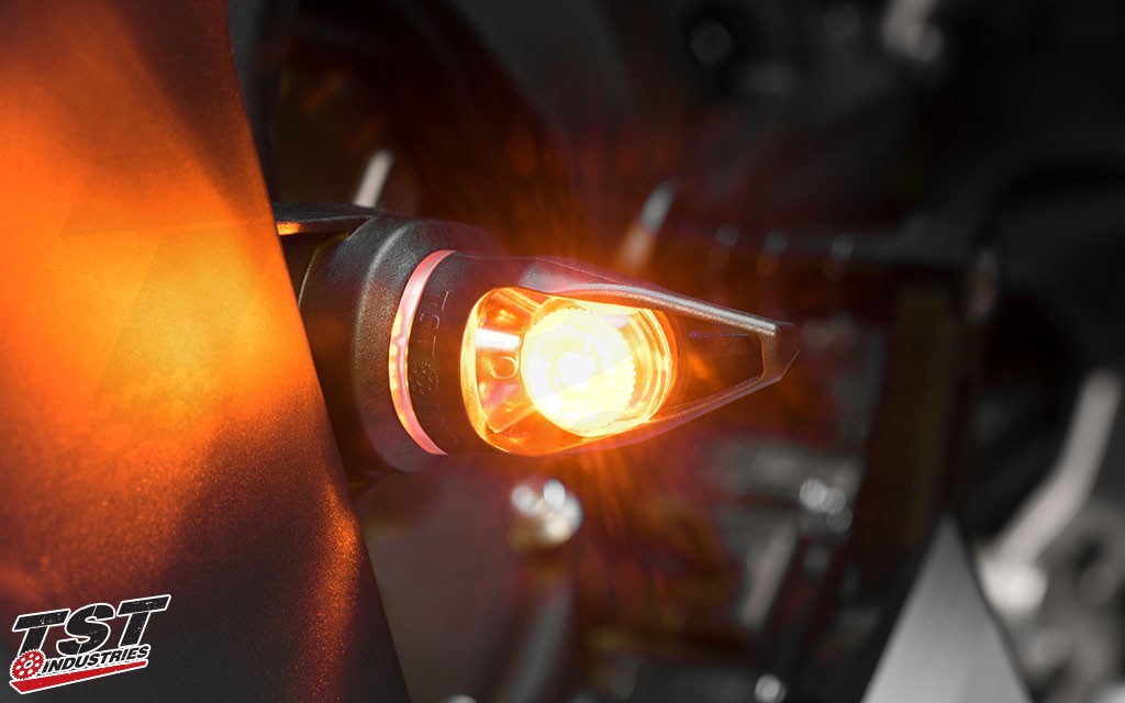 TST Industries MECH-GTR Front LED Turn Signals for INTERNATIONAL Yamaha FZ / MT Models
