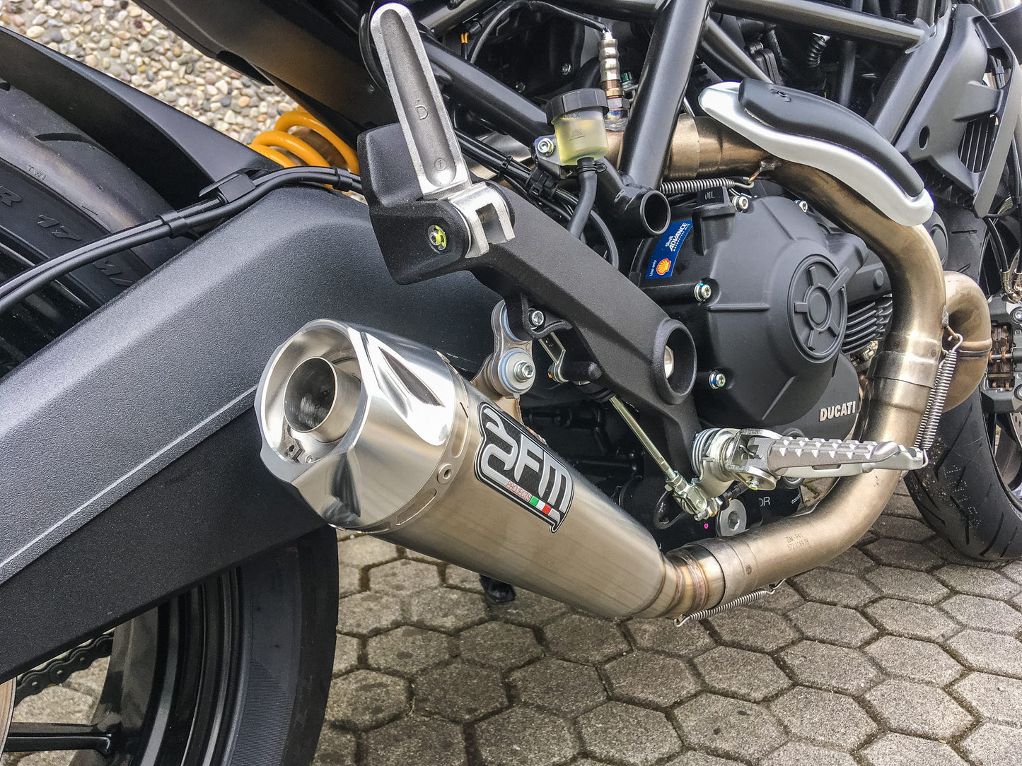 FM Projects Slip-on Exhaust for Ducati Monster 797