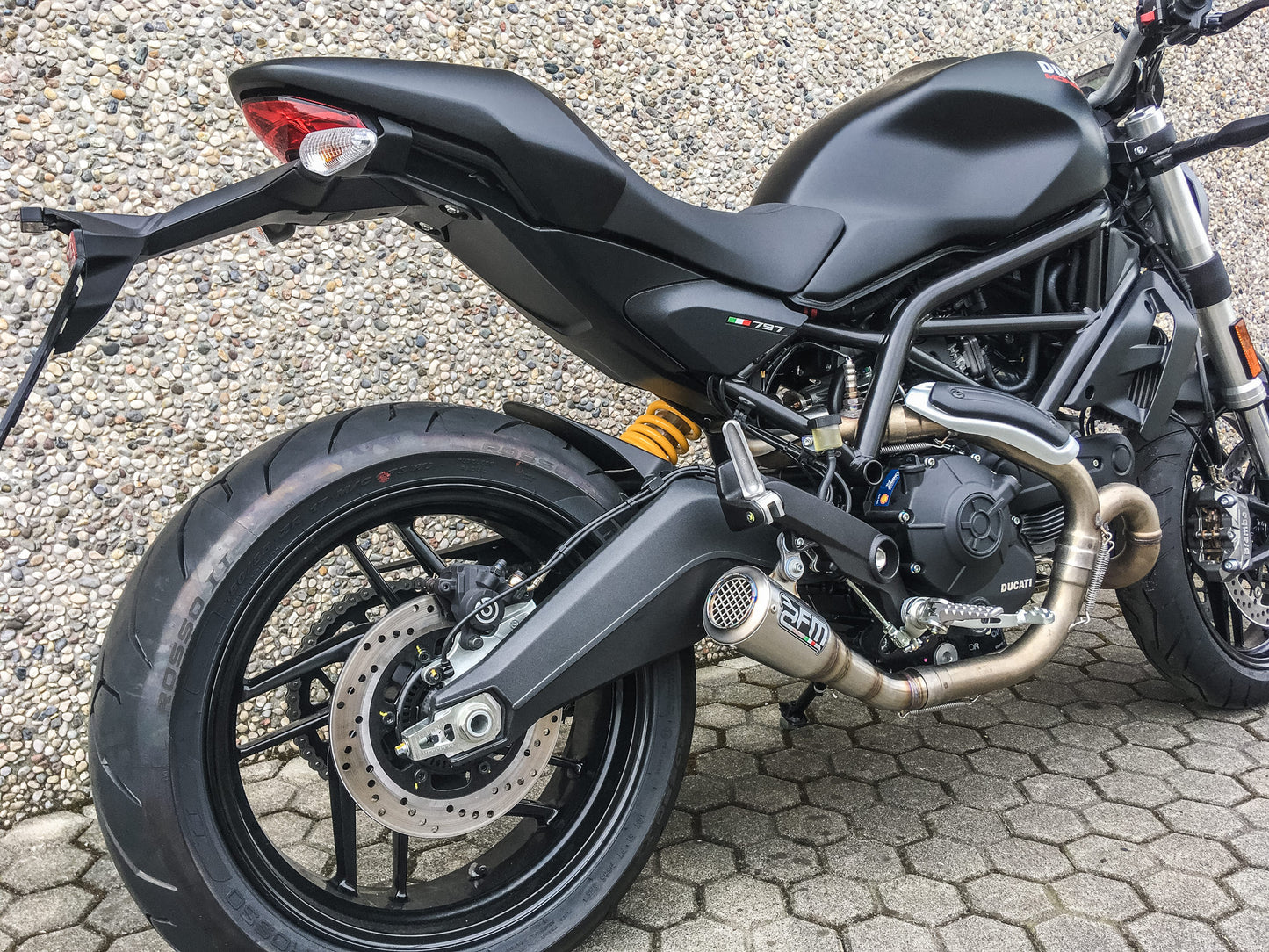 FM Projects GP Slip-on Exhaust for Ducati Monster 797