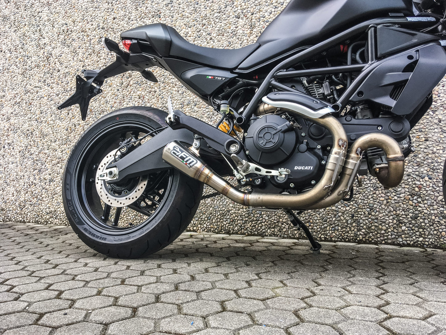 FM Projects GP Slip-on Exhaust for Ducati Monster 797