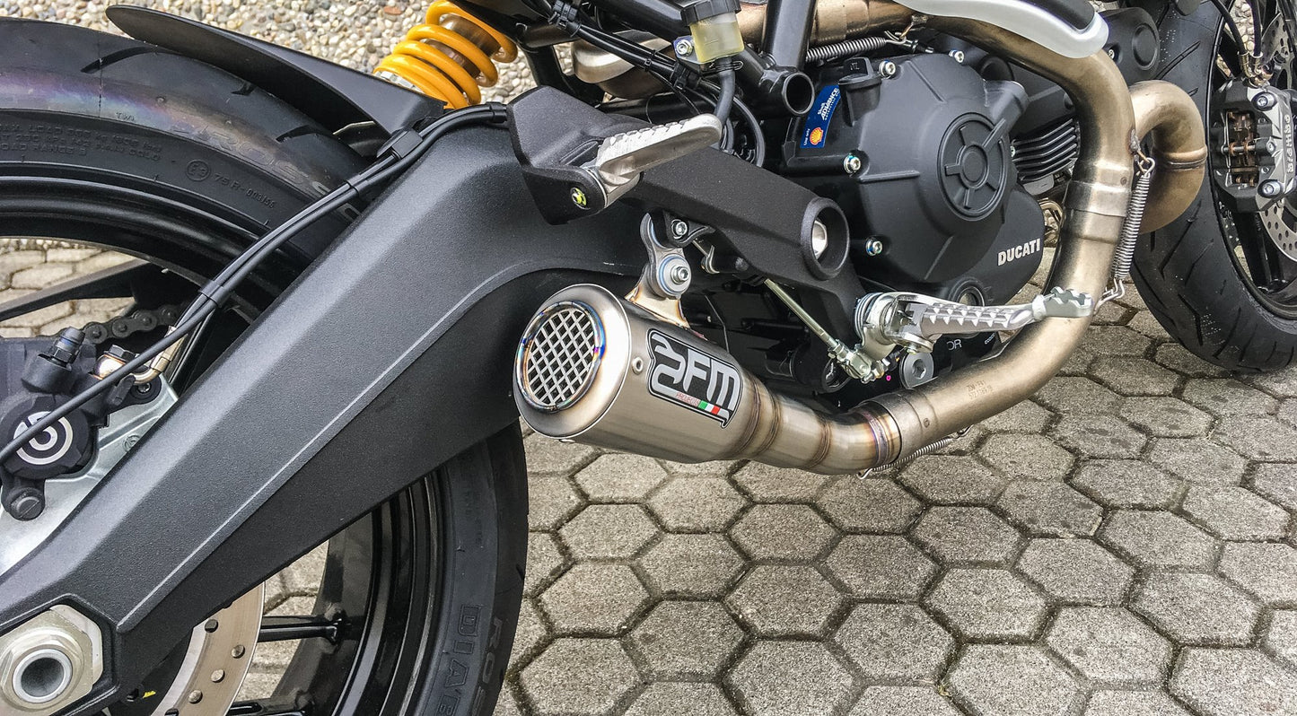 FM Projects GP Slip-on Exhaust for Ducati Scrambler