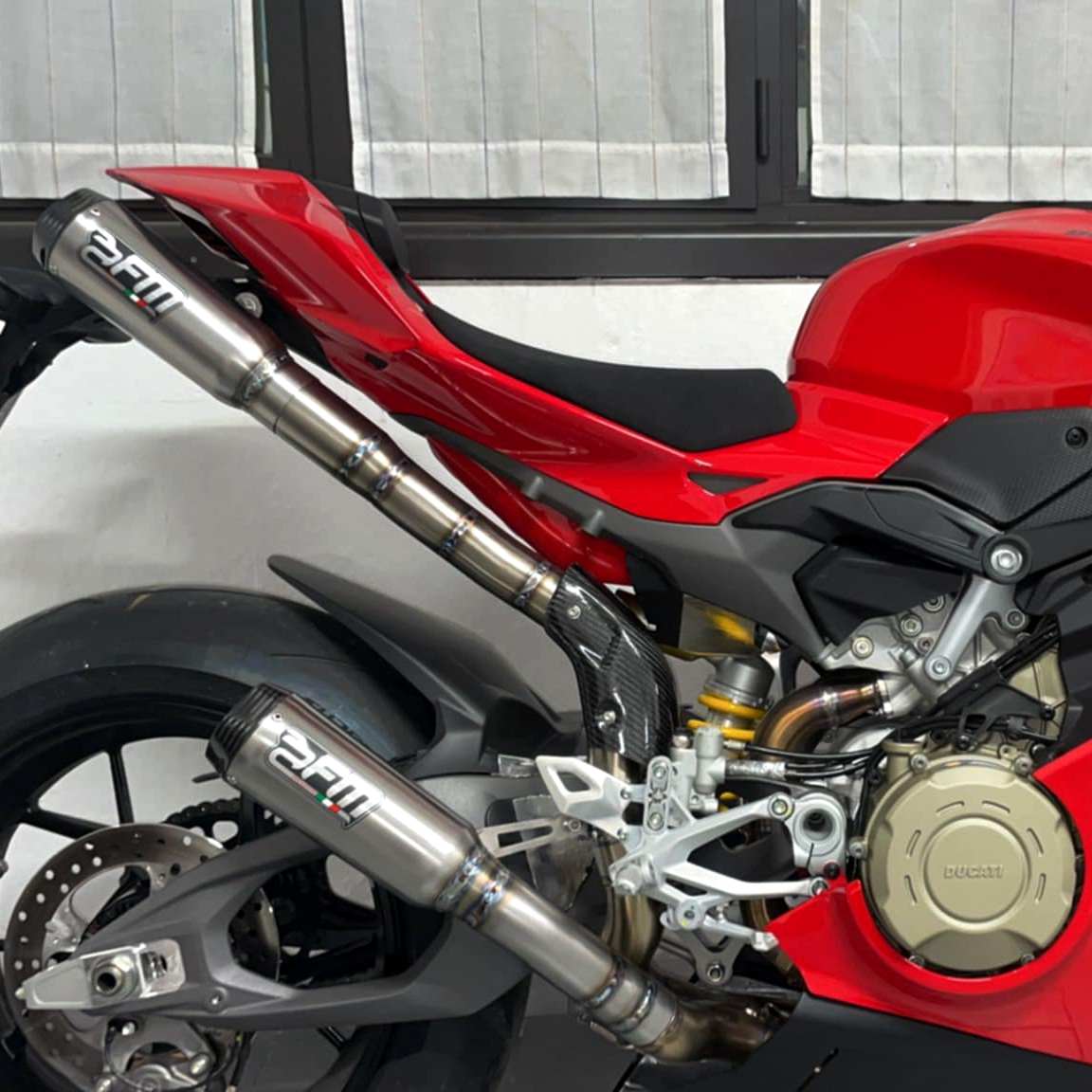 FM Projects 3/4 Titanium Race Exhaust for the Ducati Panigale V4 / S (2025+)