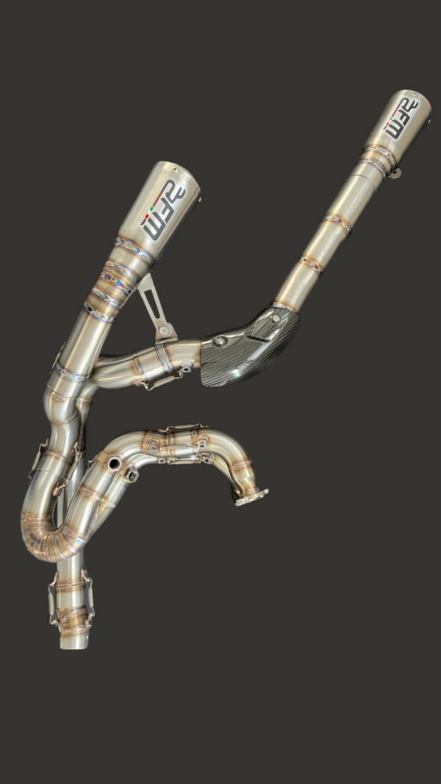 FM Projects 3/4 Titanium Race Exhaust for the Ducati Panigale V4 / S (2025+)