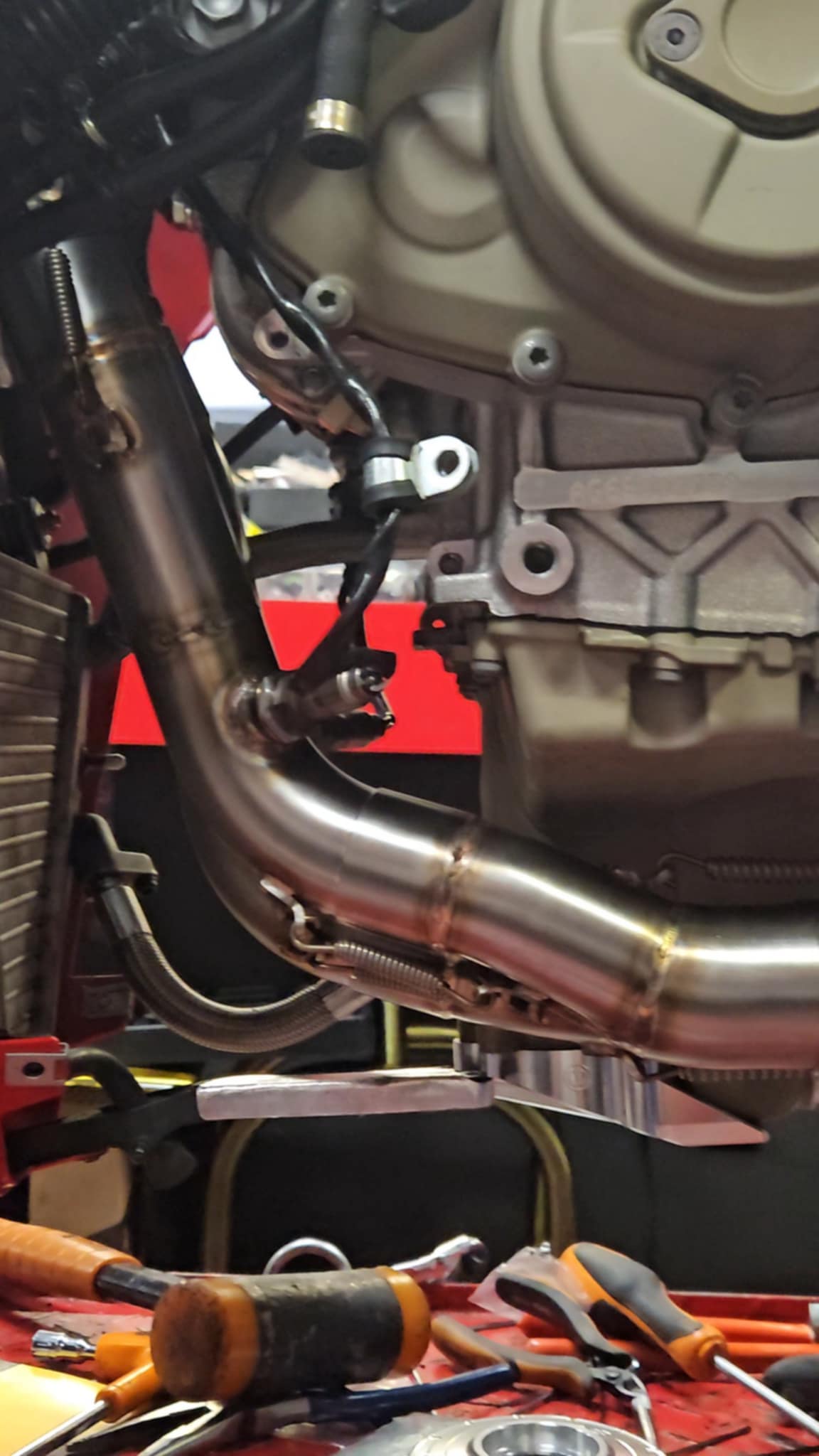 FM Projects Front Cylinder Headers for 3/4 Titanium Race Exhaust for the Ducati Panigale V4 / S (2025+)