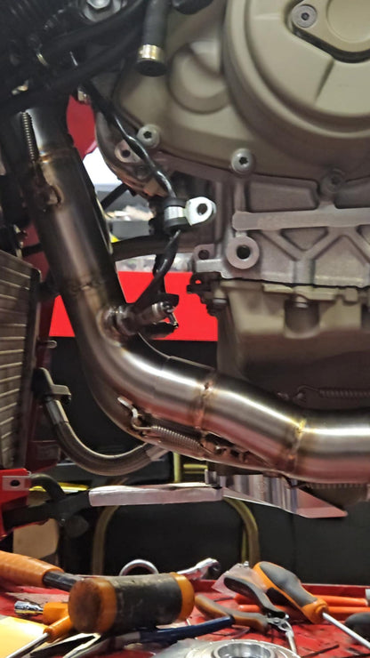 FM Projects Front Cylinder Headers for 3/4 Titanium Race Exhaust for the Ducati Panigale V4 / S (2025+)