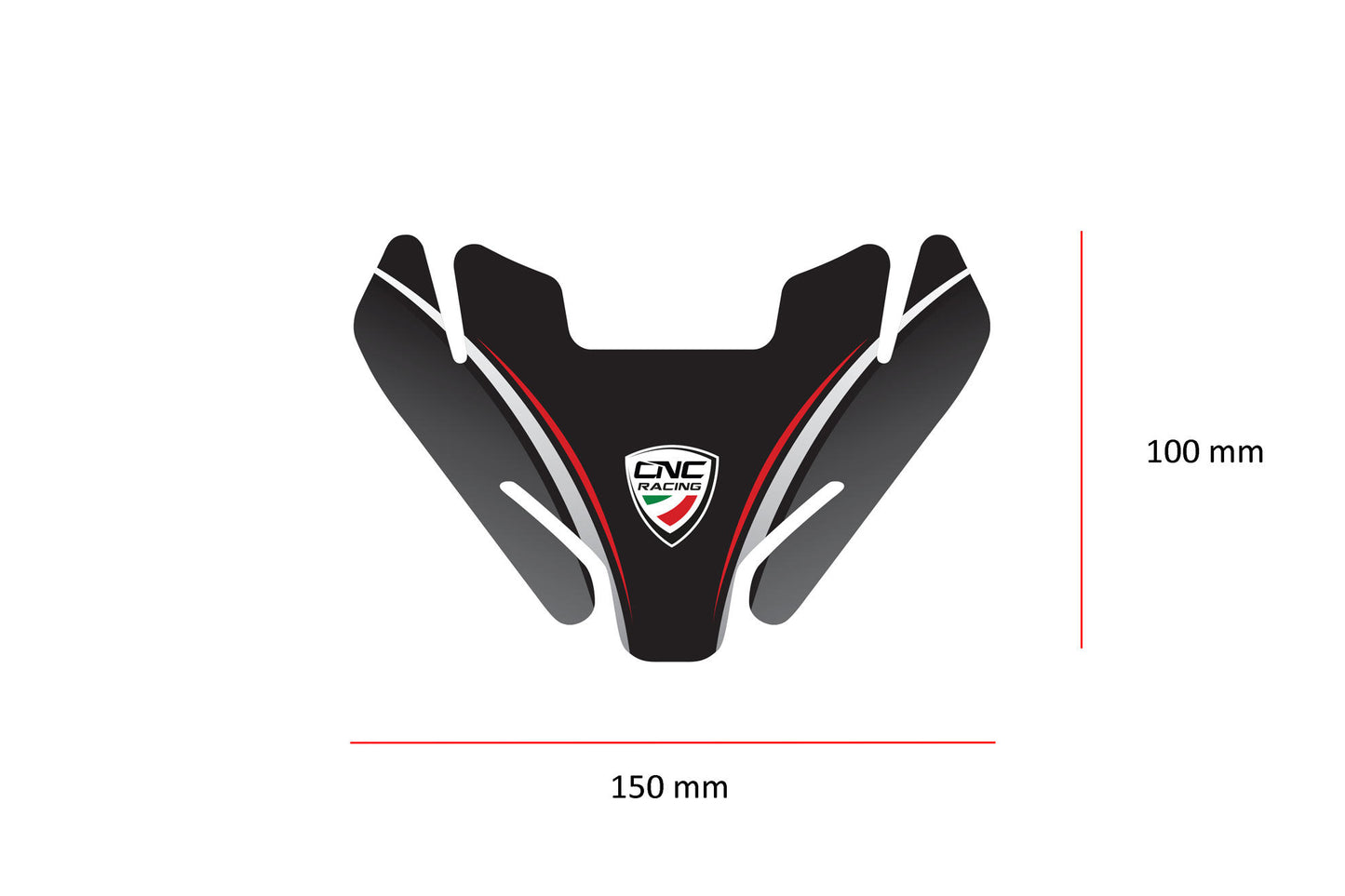 CNC Racing Type 6 Fuel Tank Pad / Protector (100mm x 150mm)