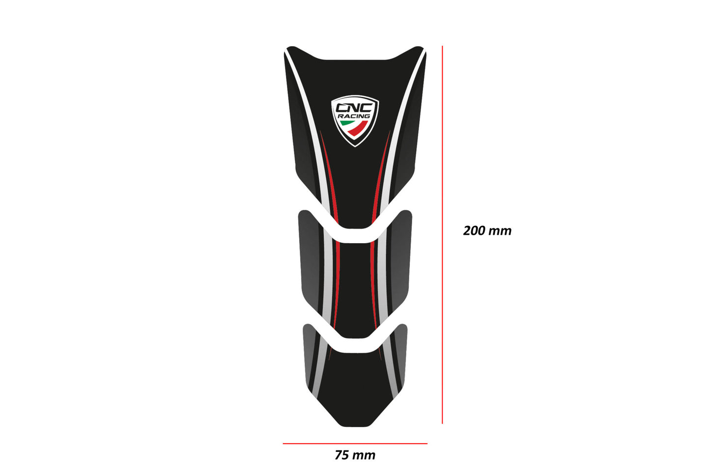 CNC Racing Type 11 Fuel Tank Pad / Protector (200mm x 75mm)