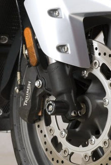 R&G Racing Front Axle Sliders Protectors for Triumph Trophy SE '13-'16