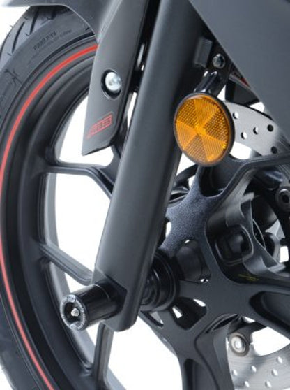 R&G Racing Fork Protectors for Yamaha YZF-R25 '14-'22, YZF-R3 / MT-25 '15-'22, MT-03 '06-'22