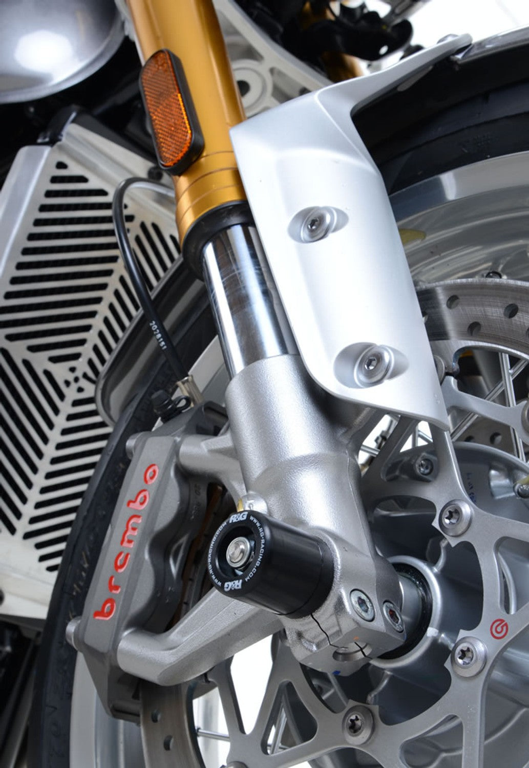 R&G Racing Fork Protectors for Triumph Thruxton 1200R '16-'22, Speed Twin '19-'20