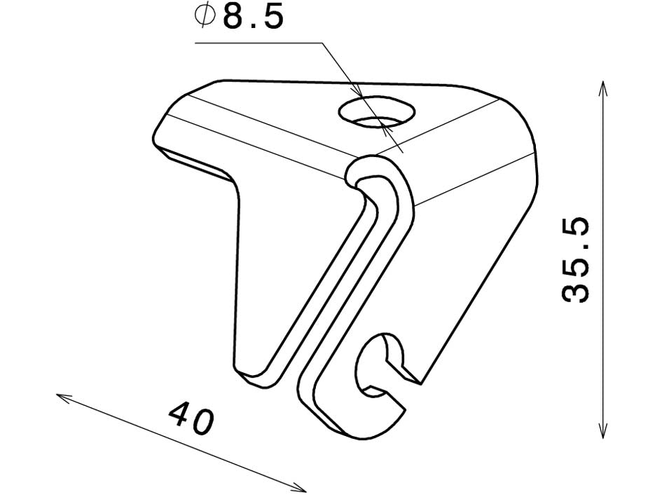 Rizoma Turn Signal Mounting Adapter For Harley Davidson (Under Master Cylinder)