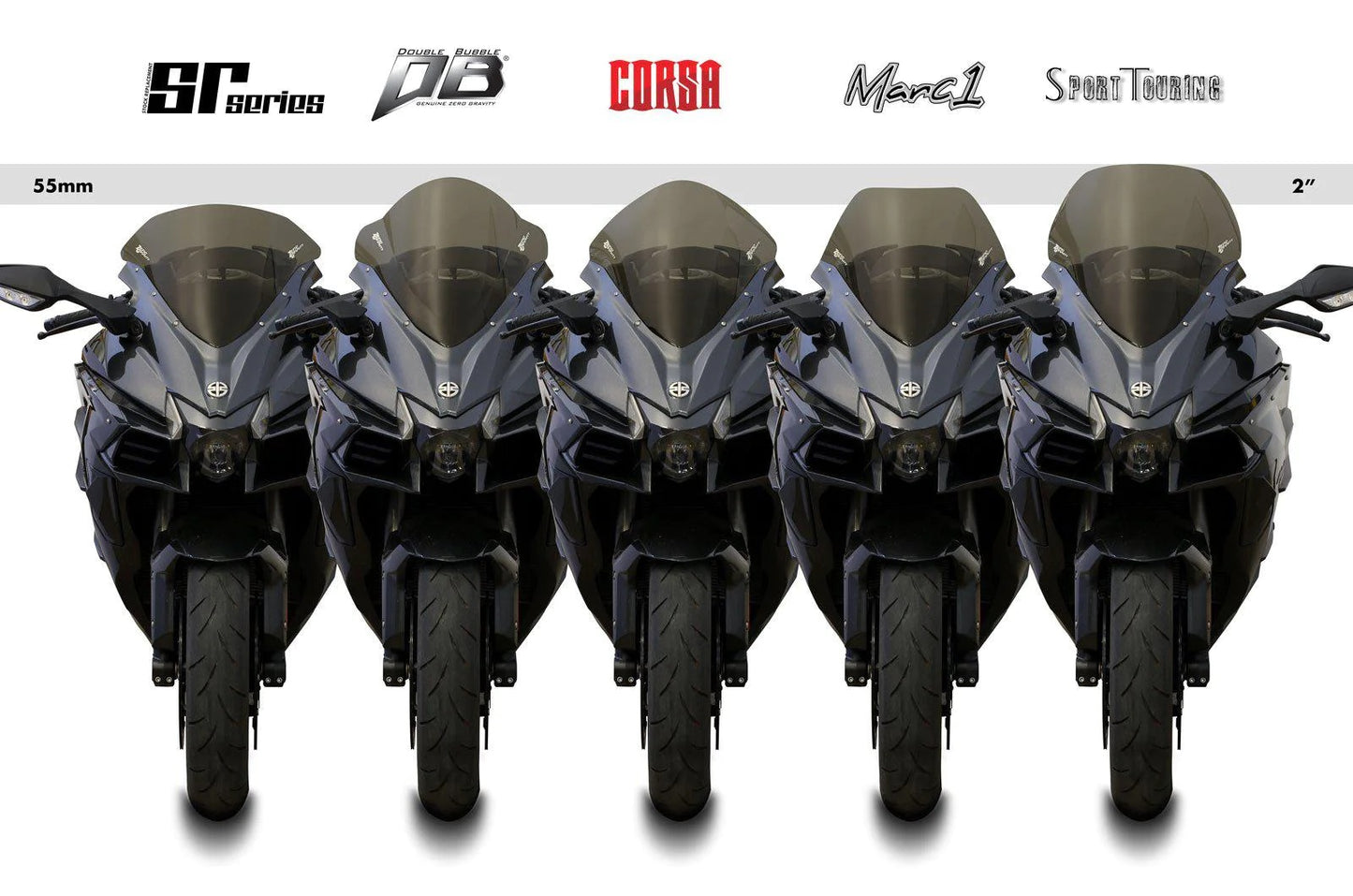 Zero Gravity Racing Windshields for the Kawasaki Ninja H2 SX (2018-22)