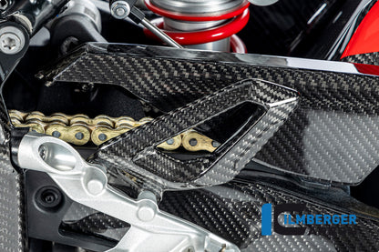 Ilmberger Carbon Heel Guard, Left for the BMW M 1000 R '23-24 / S1000 RR '19-23 / M 1000 RR '21-24