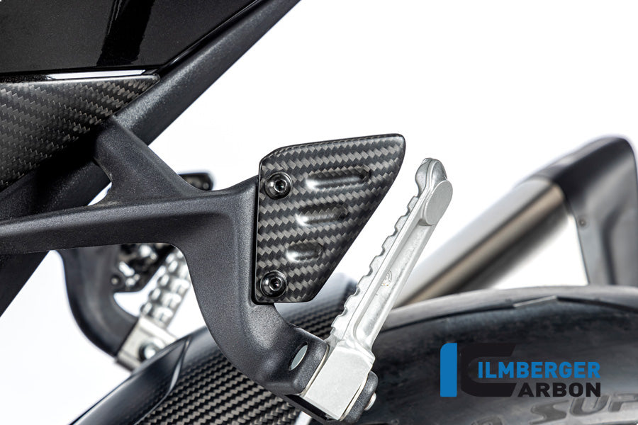Ilmberger Carbon Heel Guard Passanger, Left Rear for the Aprilia Tuono / RSV4 2021