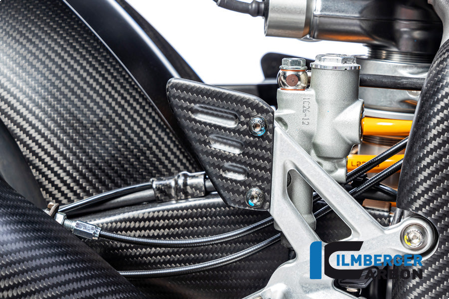 Ilmberger Carbon Heel Guard, Right for the Aprilia Tuono / RSV4 2021