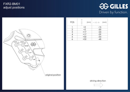 Gilles FXR2 Racing Rearsets for BMW S1000RR / M1000RR (2025+)