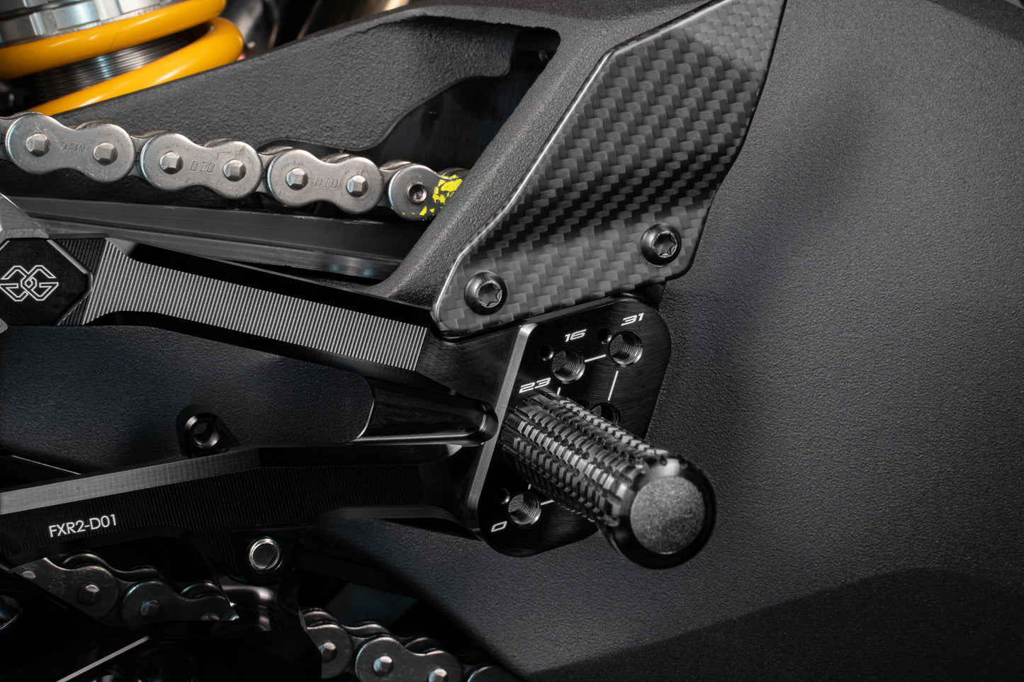 Gilles FXR2 Racing Rearsets for Ducati Panigale V4 / S / R / Speciale (18-24)