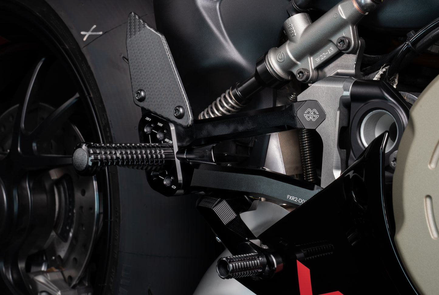 Gilles FXR2 Racing Rearsets for Ducati Panigale V4 / S / R / Speciale (18-24)