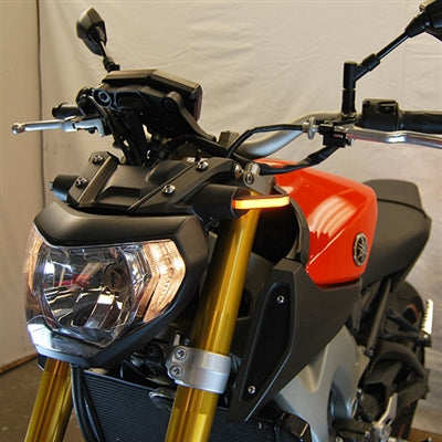 New Rage Cycles (NRC) Yamaha FZ-09 (MT-09) Front Turn signal Kit (2014-2016)