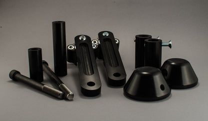 WOODCRAFT Ducati Monster 821  1200 Frame Slider Base Kit Assembly Complete with 50-1599 Pucks