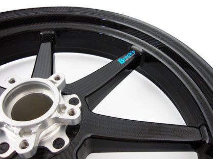 BST Panther TEK 7 Spoke Carbon Fiber Front Wheel for the BMW K1200 S/R/GT and K1300 S/R - 3.5 x 17