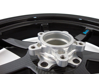 BST Mamba TEK 7 Spoke Carbon Fiber Front Wheel for the BMW S1000RR / S1000R (cast wheels) - 3.5 x 17 (2020+)