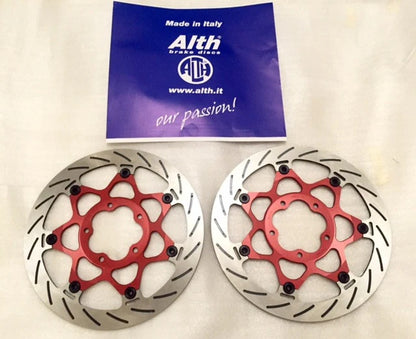 Alth Vented and Floating Front Brake Rotors for Select Ducati and MV Agusta (330 / 320 mm diameter only)