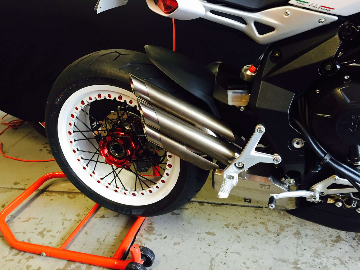 BODIS TRIOBOLICO Exhaust for MV Agusta F3 / Brutale 675/800 and Dragster
