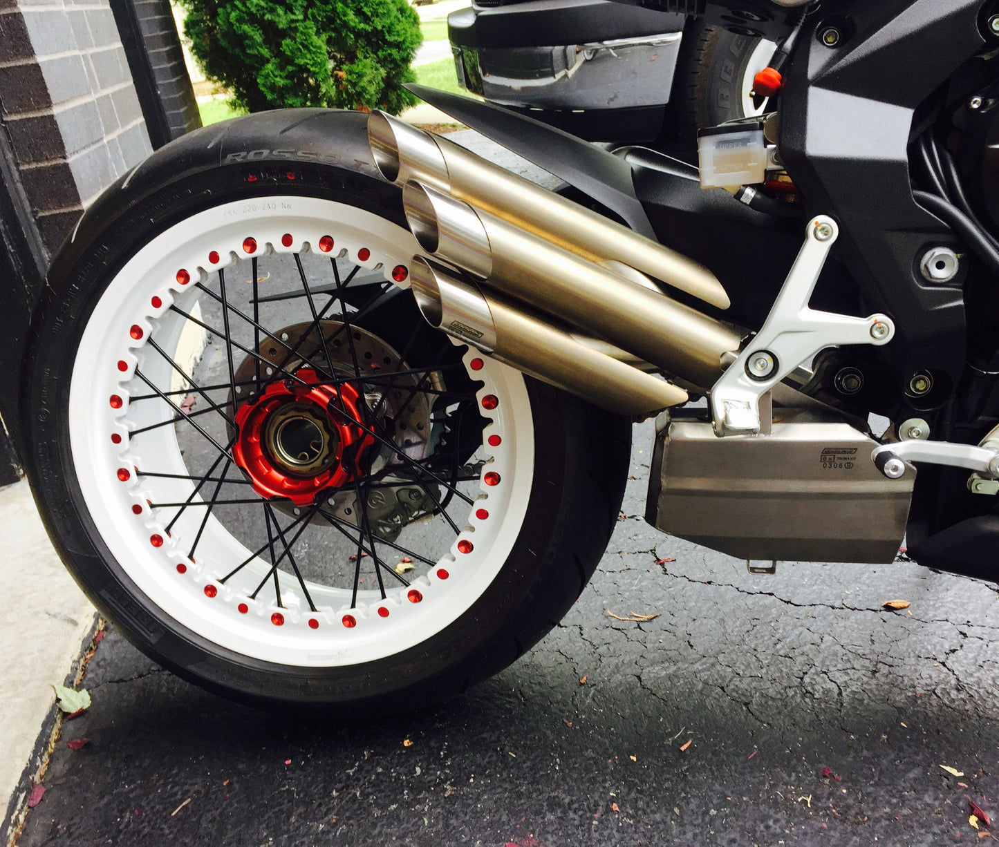 BODIS TRIOBOLICO Exhaust for MV Agusta F3 / Brutale 675/800 and Dragster