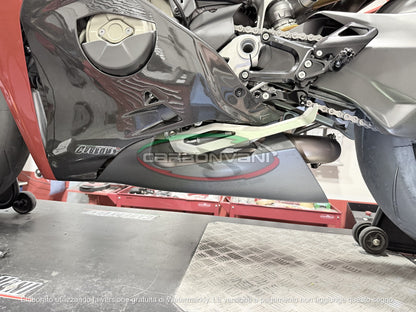 Carbonvani - Ducati Panigale V4 Carbon Fiber LONG Belly Pan (2025+)