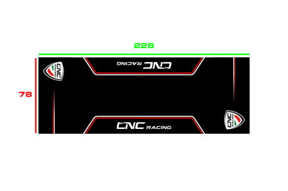 CNC Racing NEW STYLE Motorcycle Garage Mat