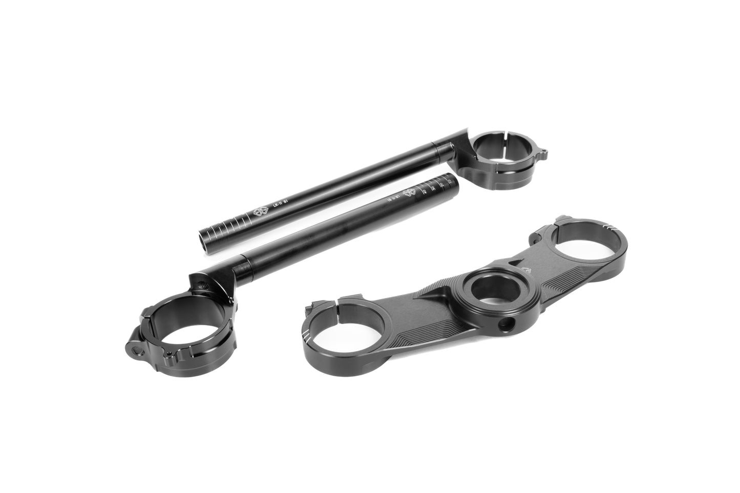 Gilles FO.ONE Adjustable Handlebars and Upper Triple Clamp System for the Aprilia RS 660