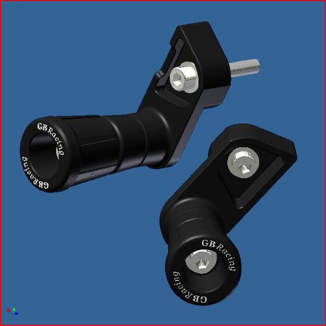 GB Racing Frame Slider SET Left & Right for Yamaha YZF 1000 R1 '07-08