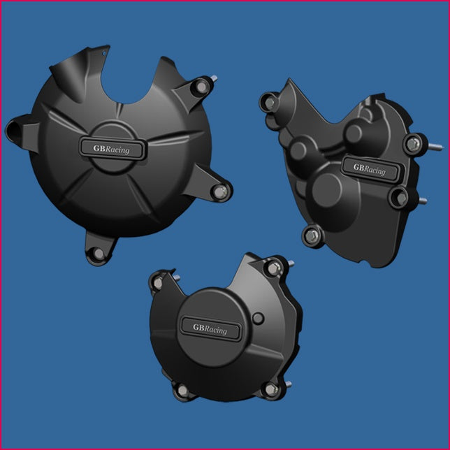 GB Racing Secondary Engine Cover Set for Kawasaki ZX 6R/Ninja 600 '09-12
