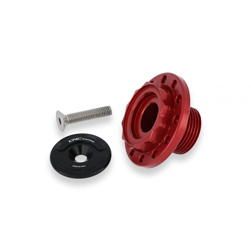 CNC Racing Billet Steering head nut and cap for Aprilia RSV / RSV4 / RS 660 models